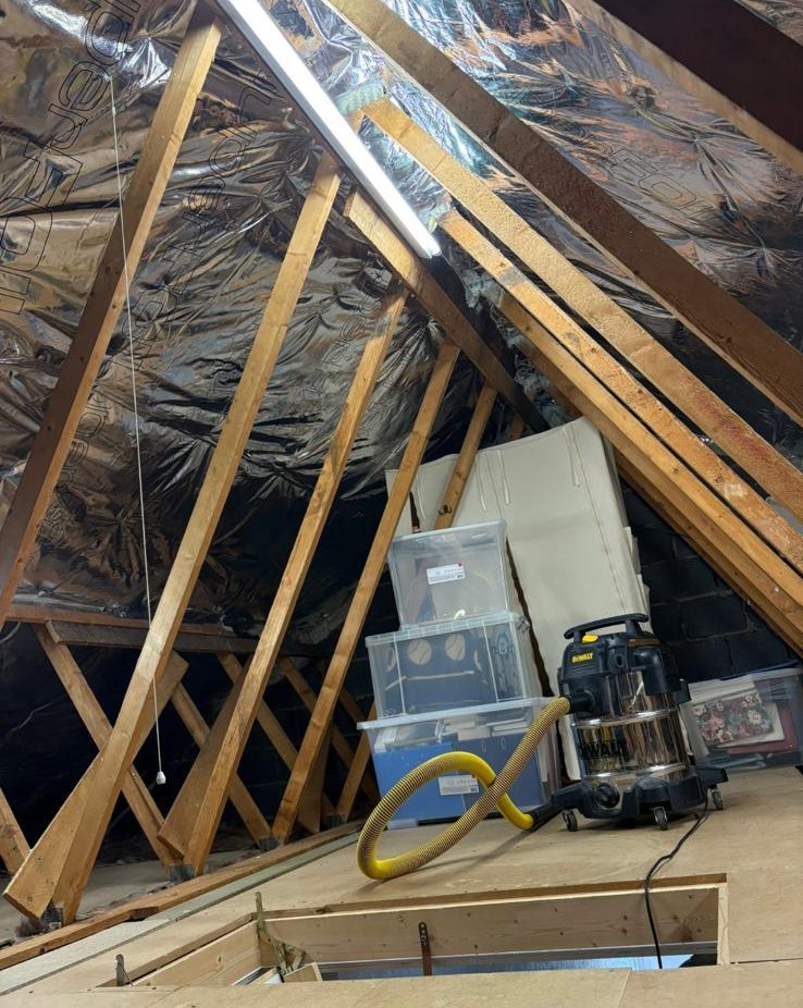 Loft prepared and ready for SuperFoil install